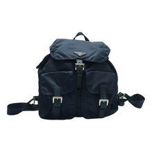 Load image into Gallery viewer, PRADA Nylon Backpack Bag Navy