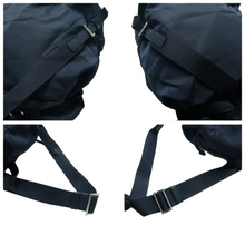 Load image into Gallery viewer, PRADA Nylon Backpack Bag Navy