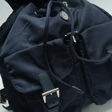 Load image into Gallery viewer, PRADA Nylon Backpack Bag Navy