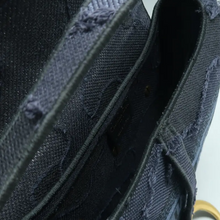 Load image into Gallery viewer, Christian Dior Saddle Fabric Satchel Bag Navy