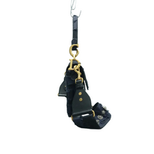 Load image into Gallery viewer, Christian Dior Saddle Fabric Satchel Bag Navy