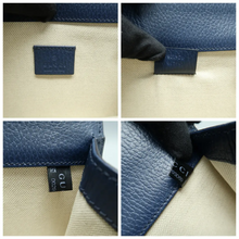Load image into Gallery viewer, GUCCI Dionysus Leather Shoulder Bag Navy