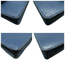 Load image into Gallery viewer, GUCCI Dionysus Leather Shoulder Bag Navy