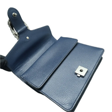 Load image into Gallery viewer, GUCCI Dionysus Leather Shoulder Bag Navy