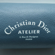 Load image into Gallery viewer, Christian Dior Roller Leather Crossbody Bag Navy