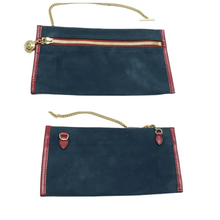 Load image into Gallery viewer, GUCCI Leather Shoulder Bag Navy