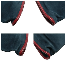 Load image into Gallery viewer, GUCCI Leather Shoulder Bag Navy