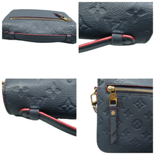 Load image into Gallery viewer, Louis Vuitton Metis Monogram Leather Satchel Bag Navy