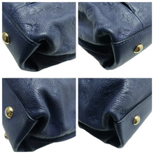 Load image into Gallery viewer, Louis Vuitton Metis Monogram Leather Satchel Bag Navy