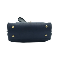 Load image into Gallery viewer, Louis Vuitton Metis Monogram Leather Satchel Bag Navy