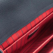 Load image into Gallery viewer, LOUIS VUITTON Metis Monogram Leather Satchel Navy Blue