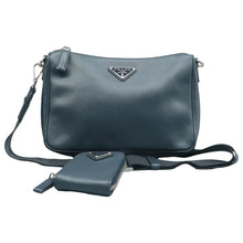 Load image into Gallery viewer, PRADA Leather Soulder bag Navy