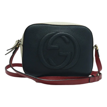 Load image into Gallery viewer, Gucci Soho Leather Shoulder Bag Navy