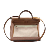 Load image into Gallery viewer, Hermes Herbag Fabric Satchel Bag Orange