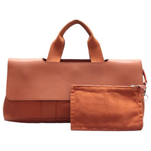 Load image into Gallery viewer, HERMES Valparaiso Fabric Tote Bag Orange