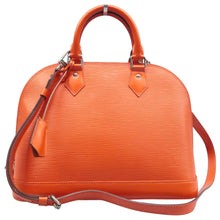 Load image into Gallery viewer, Louis Vuitton Alma EPI Leather Satchel Bag Orange