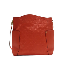 Load image into Gallery viewer, Louis Vuitton Bagatelle Monogram Leather Satchel Bag Orange