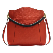 Load image into Gallery viewer, Louis Vuitton Bagatelle Monogram Leather Satchel Bag Orange