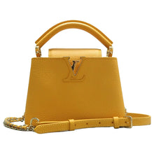 Load image into Gallery viewer, Louis Vuitton Capucines BB Taurillon Shoulder Bag Orange