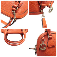 Load image into Gallery viewer, Gucci Dome Small Leather Crossbody Bag Orange