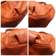 Load image into Gallery viewer, Gucci Leather Satchel Bag Orange