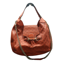 Load image into Gallery viewer, Gucci Leather Satchel Bag Orange