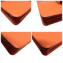 Load image into Gallery viewer, GUCCI Interlocking Leather Shoulder Bag Orange