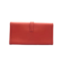 Load image into Gallery viewer, Hermes Jige Elan 29 Leather Clutch Bag Orange