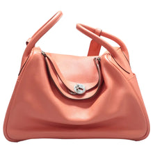 Load image into Gallery viewer, Hermes Lindy Leather Satchel Bag Orange