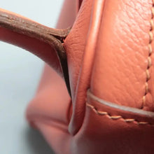 Load image into Gallery viewer, Hermes Lindy Leather Satchel Bag Orange
