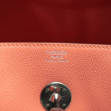 Load image into Gallery viewer, Hermes Lindy Leather Satchel Bag Orange