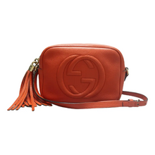 Load image into Gallery viewer, GUCCI Soho Leather Shoulder Bag Orange