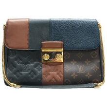 Load image into Gallery viewer, Louis Vuitton Pochette Plate Blocks Monogram Leather Shoulder Bag Multicolor