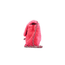 Load image into Gallery viewer, CHANEL Classic Flap Jumbo Shearling Fur Shoulder Bag Pink
