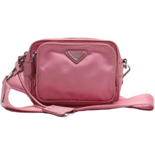 Load image into Gallery viewer, PRADA Nylon leather trim  Shoulder Bag Pink