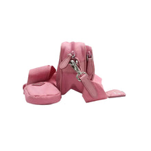 Load image into Gallery viewer, PRADA Nylon leather trim  Shoulder Bag Pink