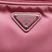 Load image into Gallery viewer, PRADA Nylon leather trim  Shoulder Bag Pink