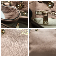 Load image into Gallery viewer, Gucci Bamboo Shopper Leather Satchel Bag Pink