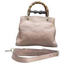 Load image into Gallery viewer, Gucci Bamboo Shopper Leather Satchel Bag Pink