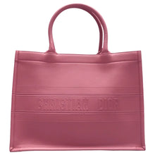 Load image into Gallery viewer, Christian DIOR Book Tote Leather Tote Bag Pink