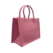 Load image into Gallery viewer, Christian DIOR Book Tote Leather Tote Bag Pink