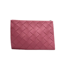 Load image into Gallery viewer, Bottega Veneta Leather Clutch Bag Pink