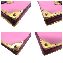 Load image into Gallery viewer, PRADA Cahier Leather Crossbody Bag Pink