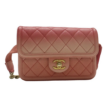 Load image into Gallery viewer, CHANEL Sunset On the Sea Leather Belt Bag Pink