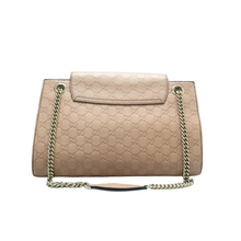 Load image into Gallery viewer, GUCCI Emily GG Leather Shoulder Bag Pink