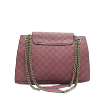 Load image into Gallery viewer, GUCCI Emily Leather Shoulder Bag Pink