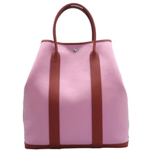 Load image into Gallery viewer, Hermes Garden File Fabric Tote Bag Pink