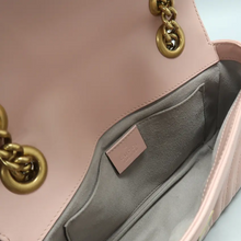 Load image into Gallery viewer, GUCCI GG Marmont Leather Satchel Bag Pink