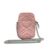 Load image into Gallery viewer, GUCCI GG Marmont Leather Satchel Bag Pink