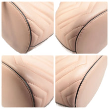Load image into Gallery viewer, Gucci Sylvie Web GG Marmont Calfskin Matelasse Bucket Bag Pink